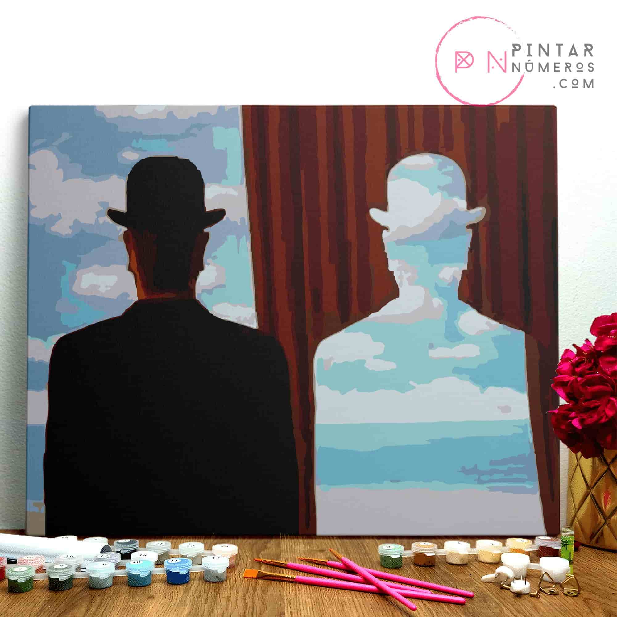 Renee Magritte Aufkleber – Malen nach Zahlen®