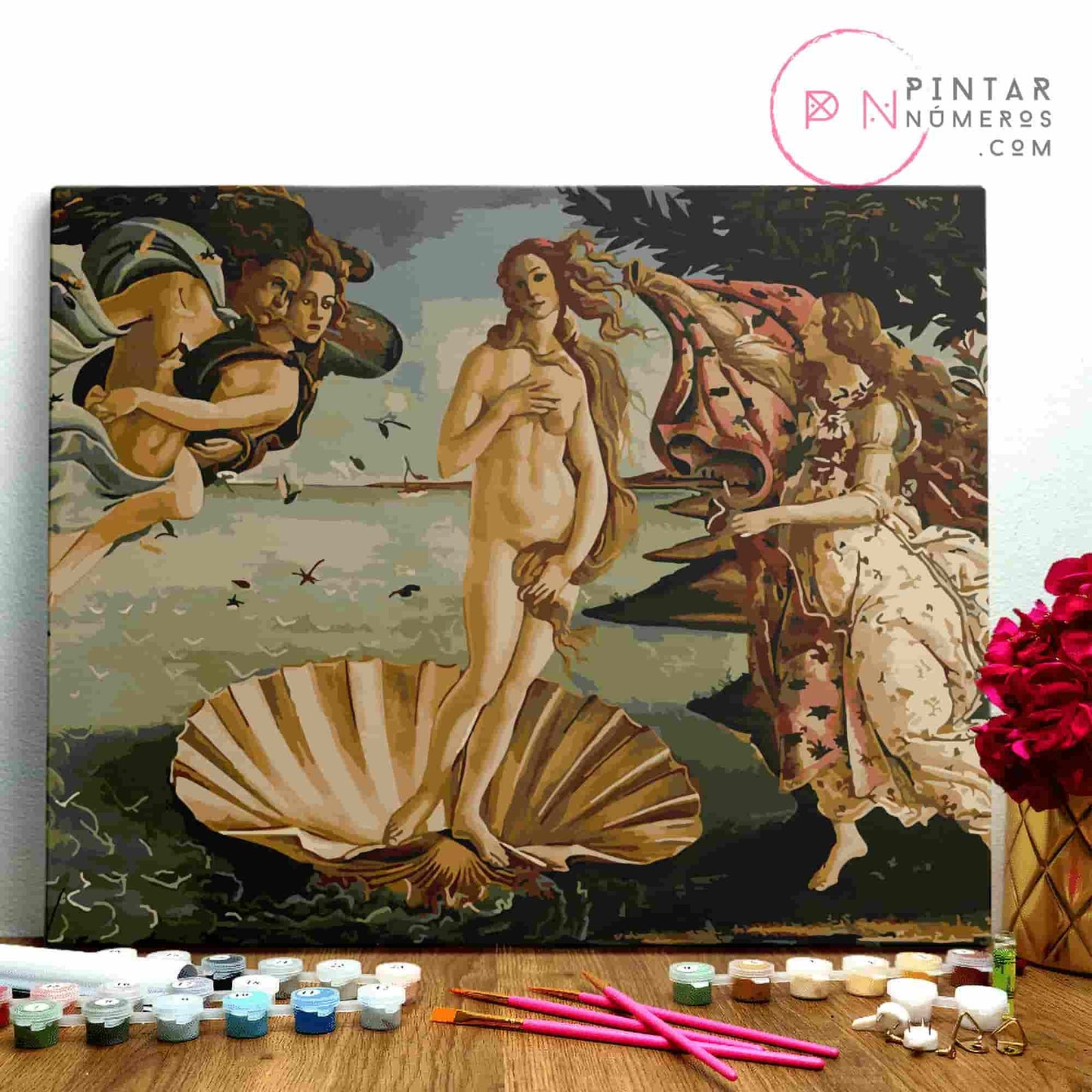 The Birth of Venus by Boticceli - Pintar Números®