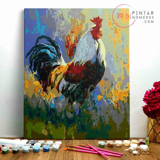Classic Rooster - Pintar Números ®