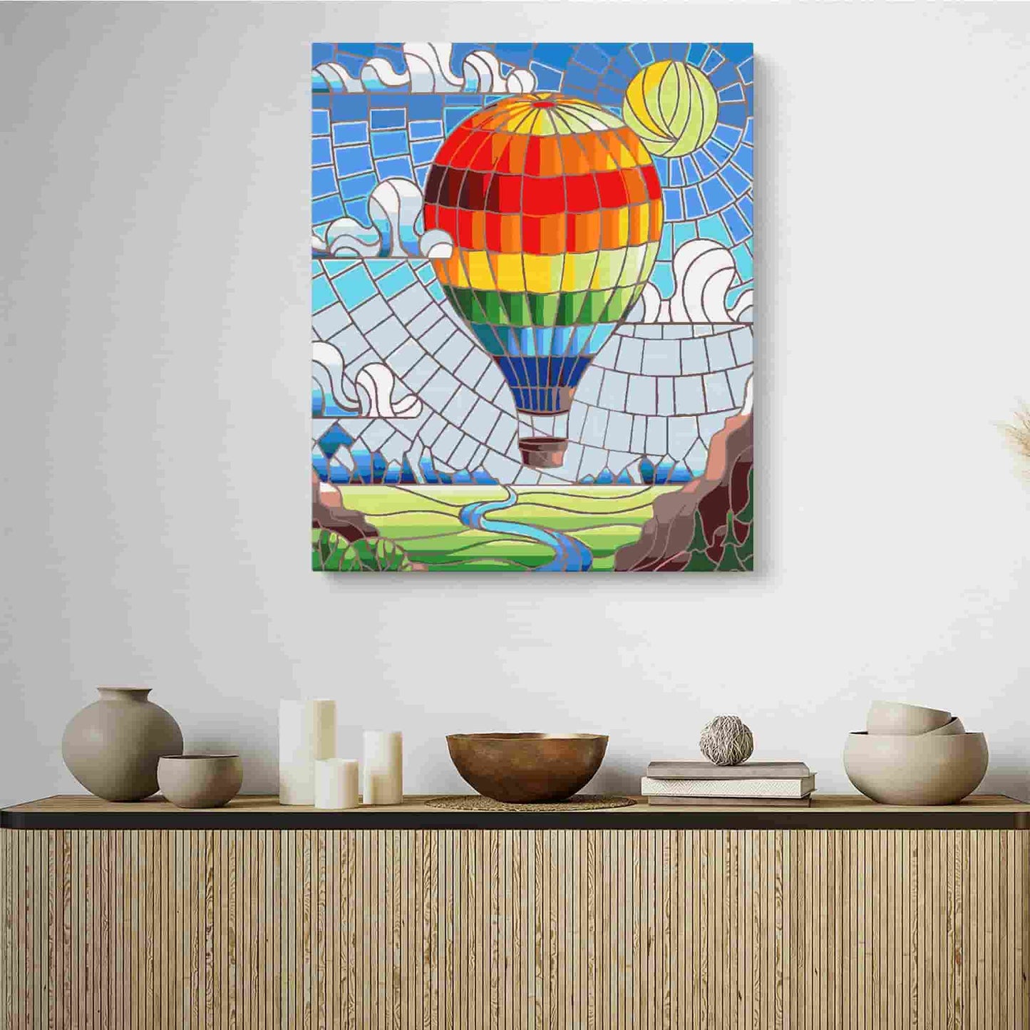 Balloon Flight by Natalia Zagorii - Pintar Números®