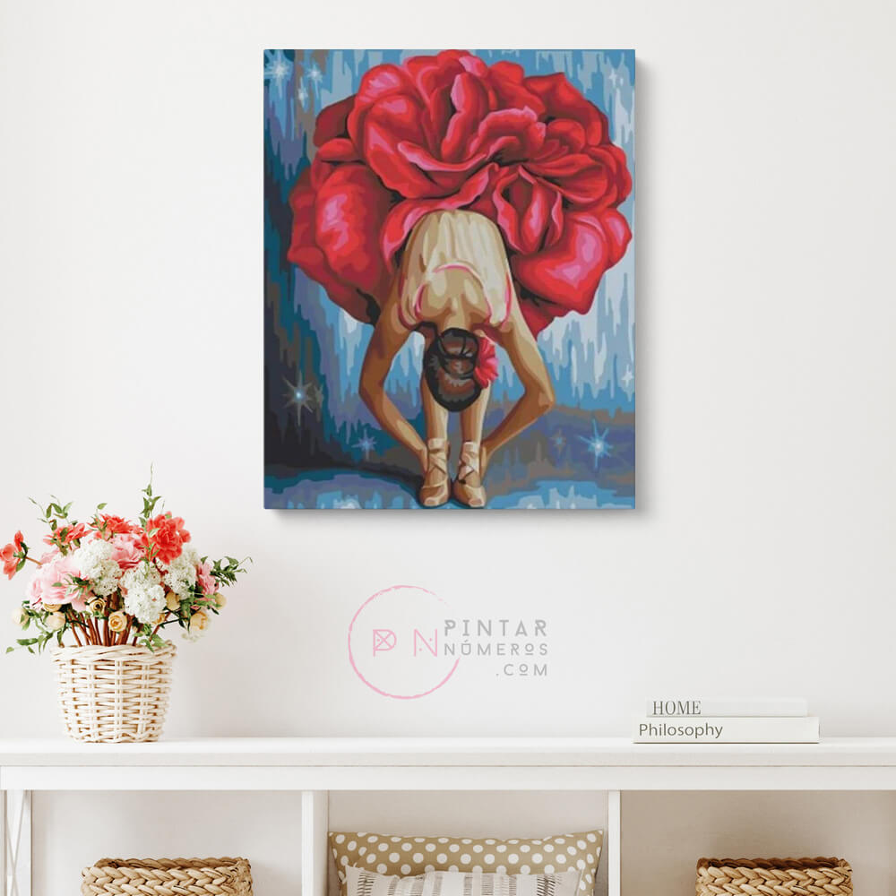 Bailarina Rosa - Pintar Números® • 696⁣090⁣522 📞
